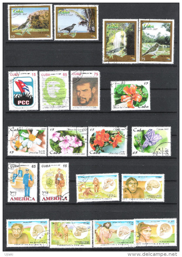 CUBA: Lot  De 76 TP: Année 1997 - Collections, Lots & Series