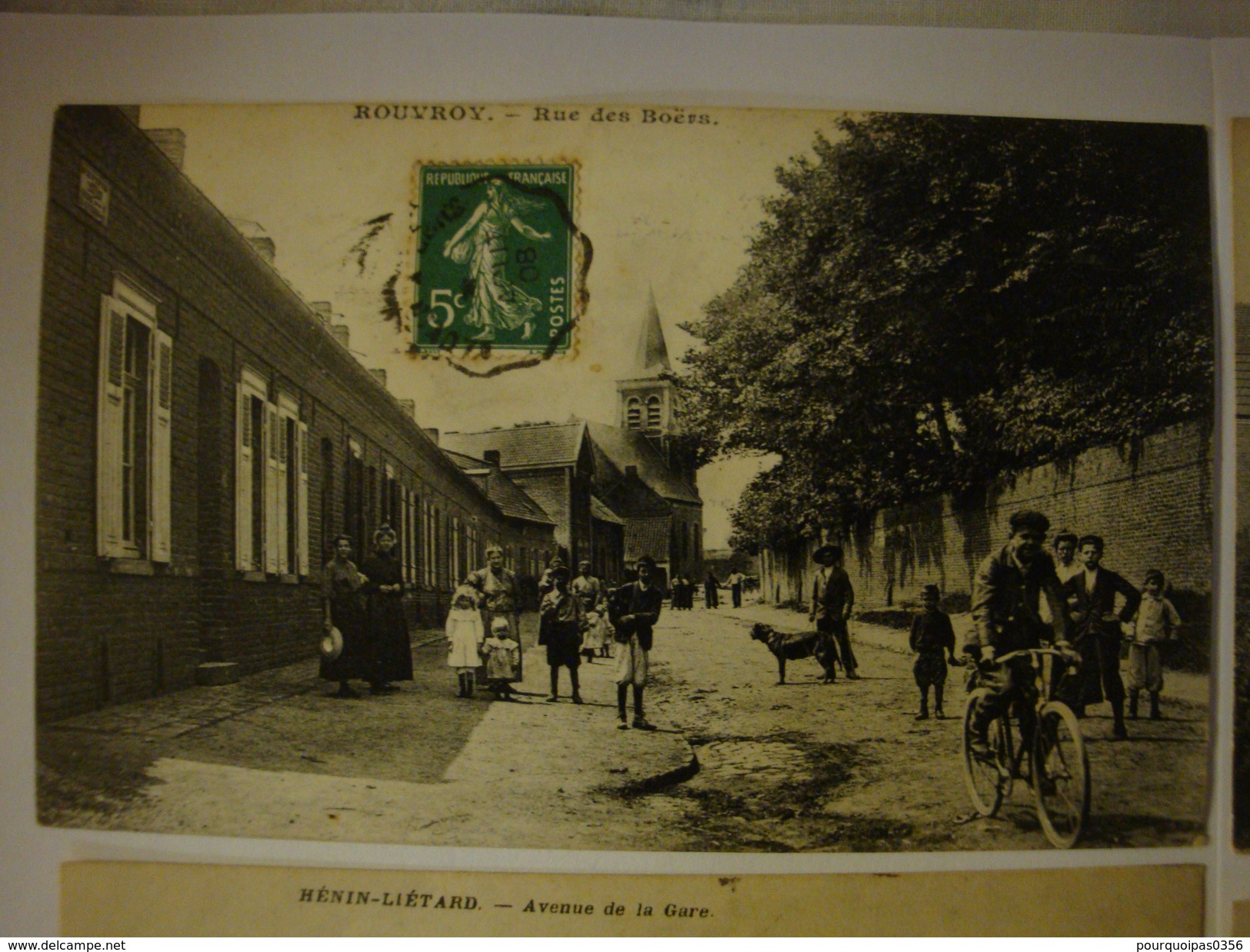 62. LOT DE 6 CP .  ROUVROY . MERICOURT . HENIN-LIETARD . BERCK-VILLE . BARLIN . TOURNANT-RYCKELYNCK. - Autres & Non Classés