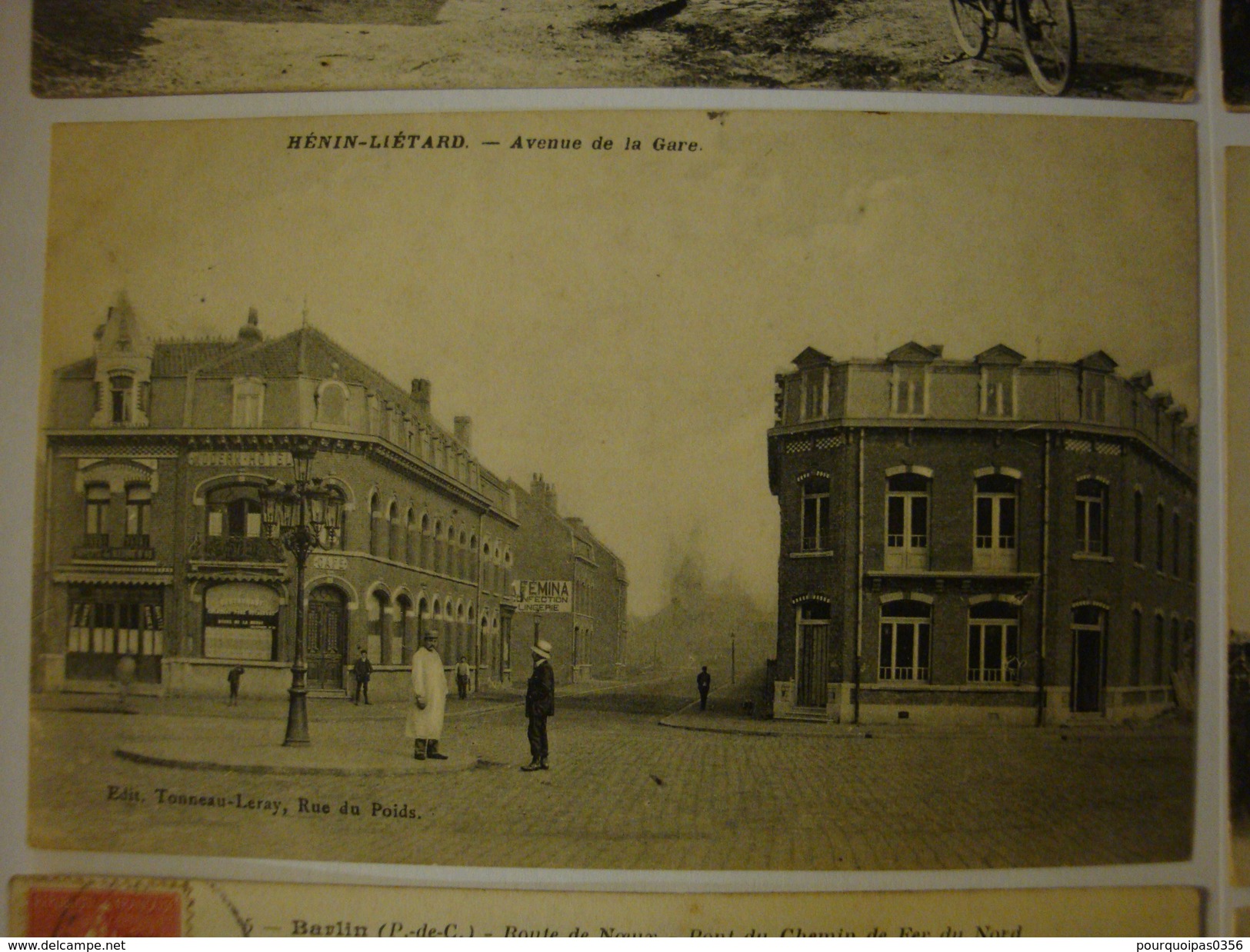 62. LOT DE 6 CP .  ROUVROY . MERICOURT . HENIN-LIETARD . BERCK-VILLE . BARLIN . TOURNANT-RYCKELYNCK. - Autres & Non Classés