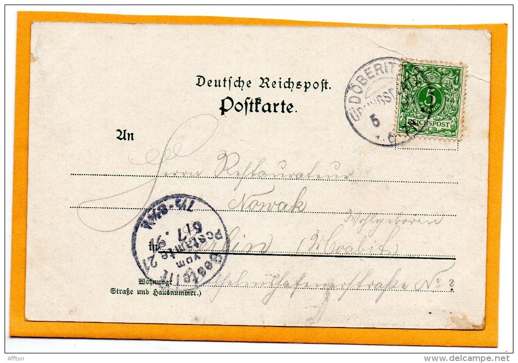 Gruss Aus Doeberitz Dallgow 1897 Postcard - Dallgow-Doeberitz