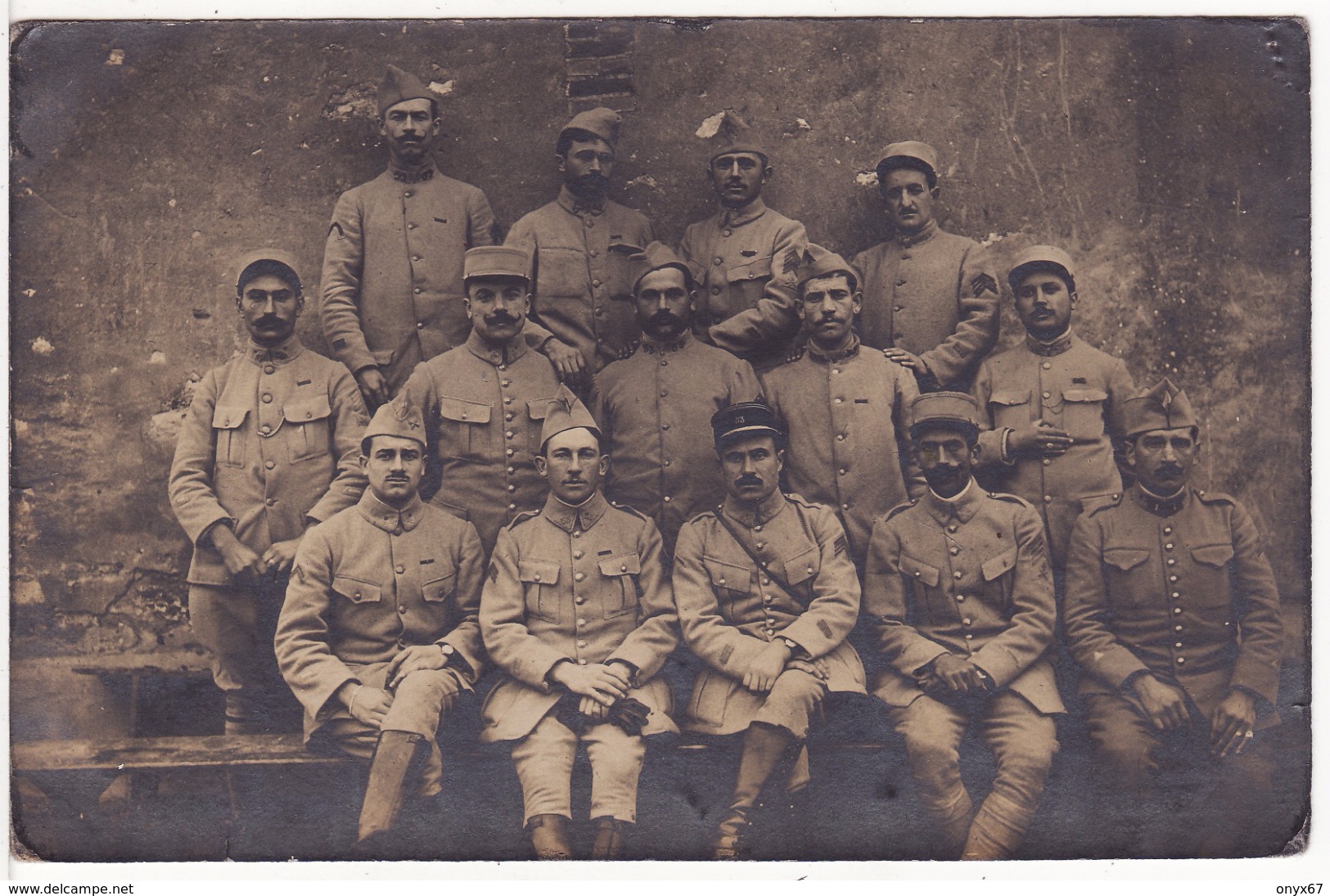 Carte Postale Photo Militaire Français 53 ème Régiment Infanterie Artillerie CLERMONT-FERRAND-LONS-LE-SAUNIER-TARBES ? - Régiments