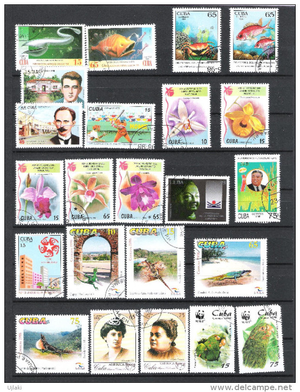 CUBA: Lot  De 60 TP: Année 1998 - Collections, Lots & Series