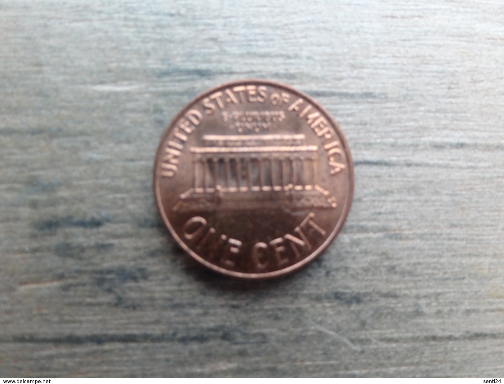 Etats-unis  1  Cent  1966  Km 201 - 1959-…: Lincoln, Memorial Reverse