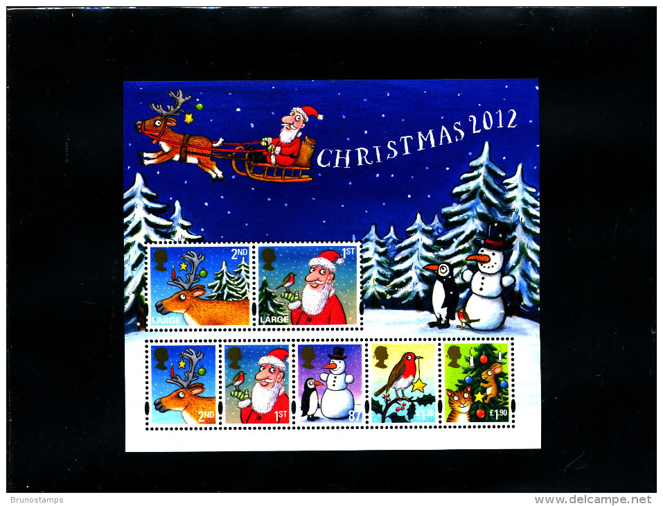 GREAT BRITAIN - 2012  CHRISTMAS  MS  MINT NH - Blocchi & Foglietti