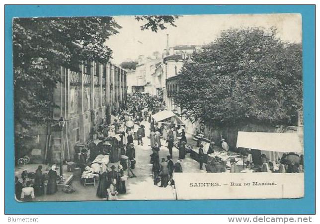 CPA - Marchands Ambulants Marché SAINTES 17 - Saintes