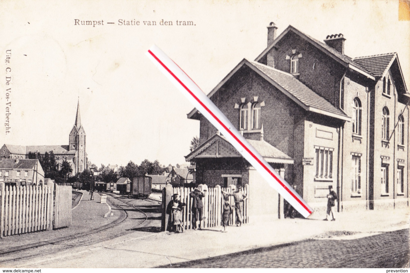 RUMPST - Statie Van Den Tram - Station - Superbe Carte Animée - Rumst