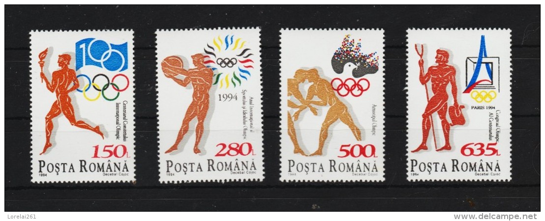 1994 -  Comite International Olimpique Mi 4999/5002 Et Yv 4175A/4175D MNH - Ungebraucht