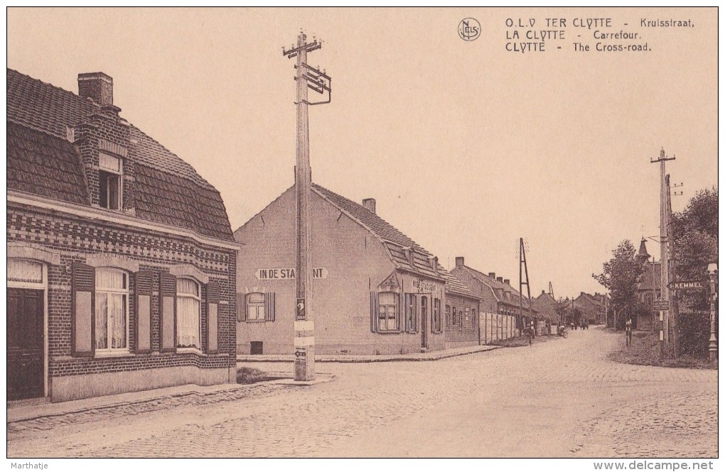 O.L.V. Ter Clytte - Kruisstraat - La Clytte - Carrefour - Clytte - The Cross-road - Heuvelland