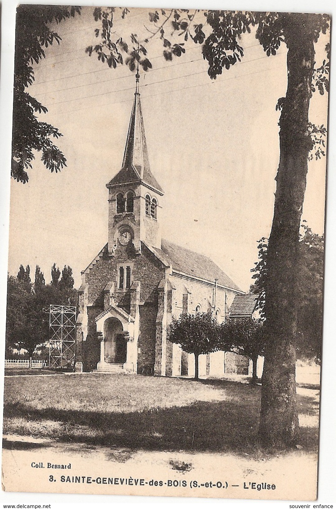 CPA  Sainte Geneviève Des Bois Ste L'Eglise 91 Essonne - Sainte Genevieve Des Bois