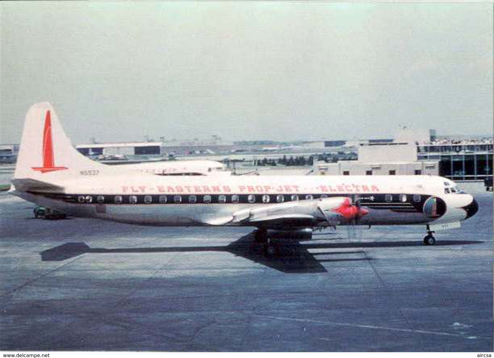 Aviation Postcard-062  FLY EASTERN AIRLINES Lockheed L-188 Electra - 1946-....: Moderne