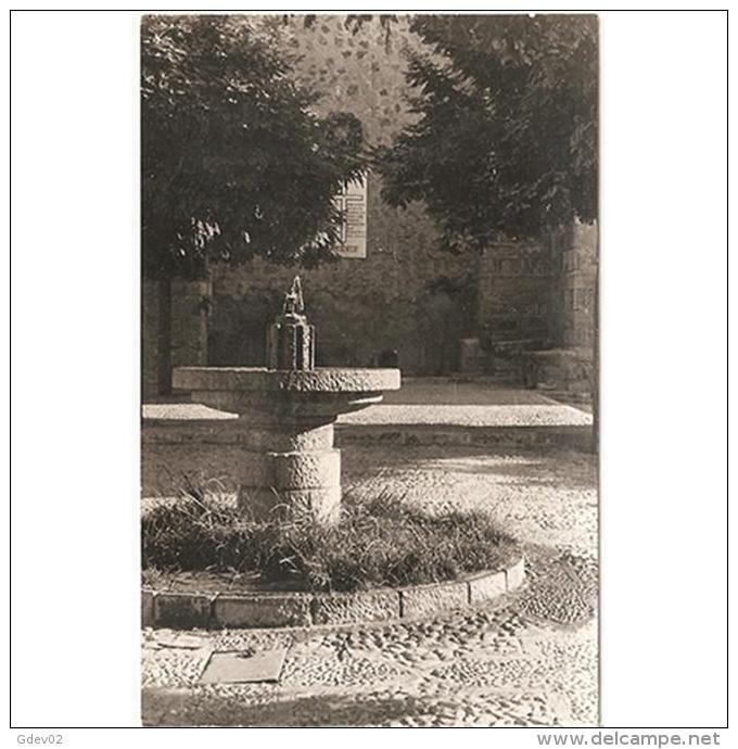 GDLJRTP6782-LFTD5389.Tarjeta Postal DE GUADALAJARA.Fuente,jardines,arboles Y PLAZA DE LOS CAIDOS En CIFUENTES - Guadalajara