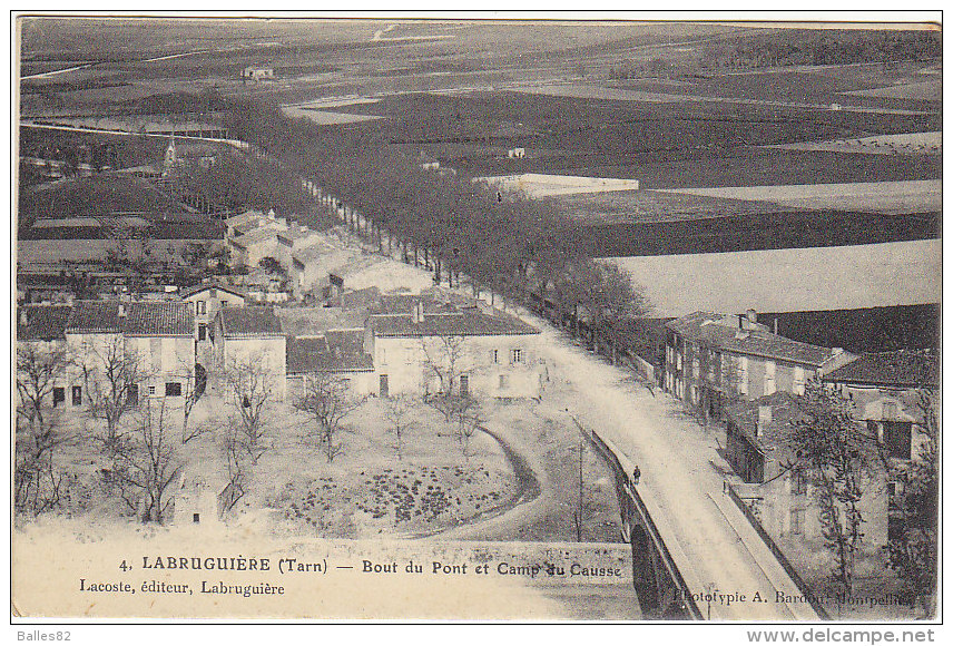 81 - LABRUGUIERE - Bout Du Pont Et Camp Du Causse - Voyagée BE - Labruguière