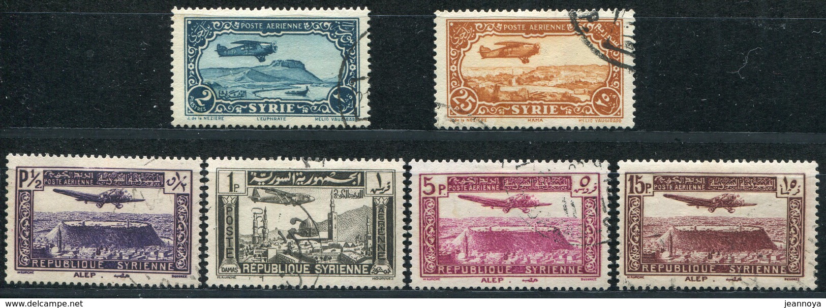 SYRIE - DIVERS PA OBL. - B/TB - Airmail