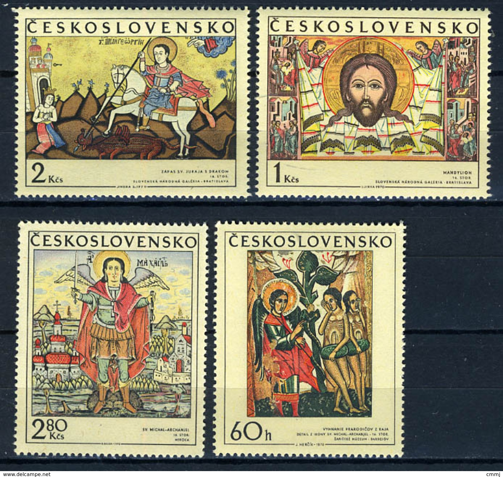 1970 - CECOSLOVACCHIA - Catg.. Mi. 1976/1978 - NH  - 1979 SG - (SRA3207.4) - Unused Stamps