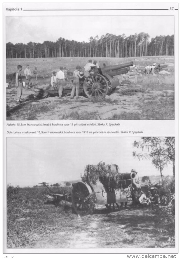 &#268;eskoslovenské delostrelectvo 1918-1939, Artillerie Tchécoslovaque, 202 pages sur DVD-R langue tchèque, 243 photos