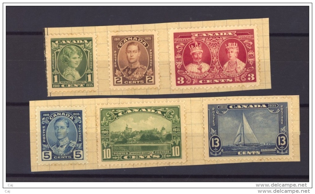 Canada  -  1935  :  Yv  173-78  (*) - Unused Stamps