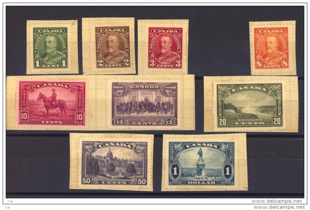 Canada  -  1935  :  Yv  179-89  (*)   Sauf 182-83 - Unused Stamps