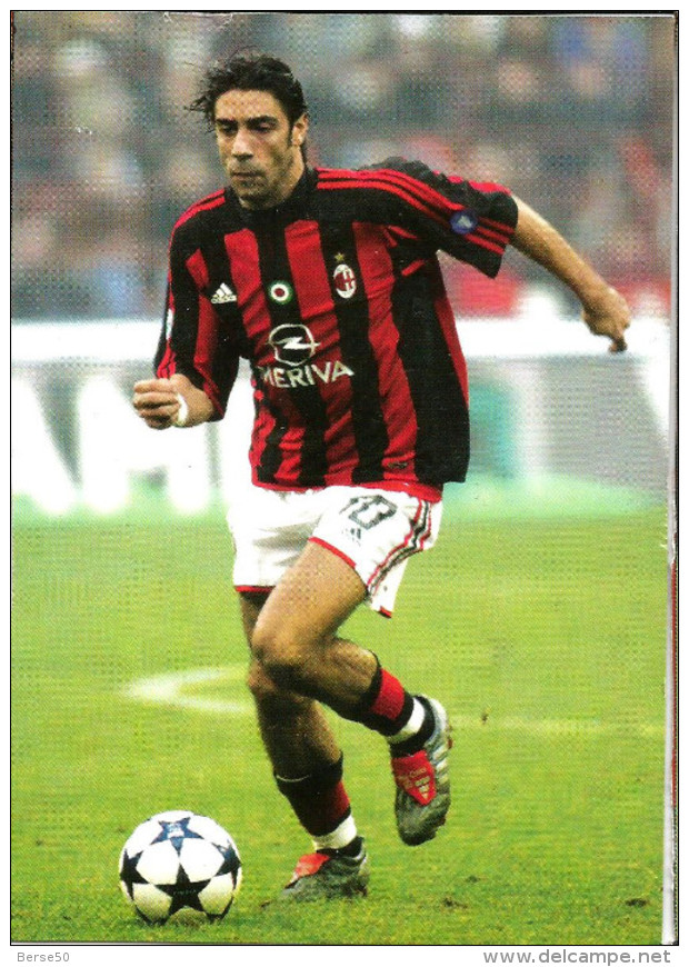 RUI COSTA  MILAN Calcio   Cartolina - Calcio