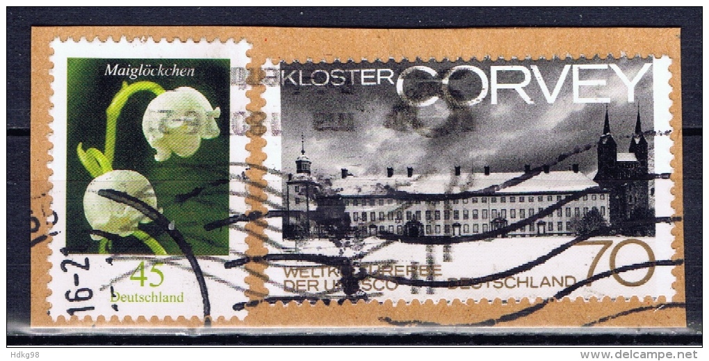 D+ Deutschland 2016 Mi 3220 2794 Kloster Corvey, Maiglöckchen - Used Stamps