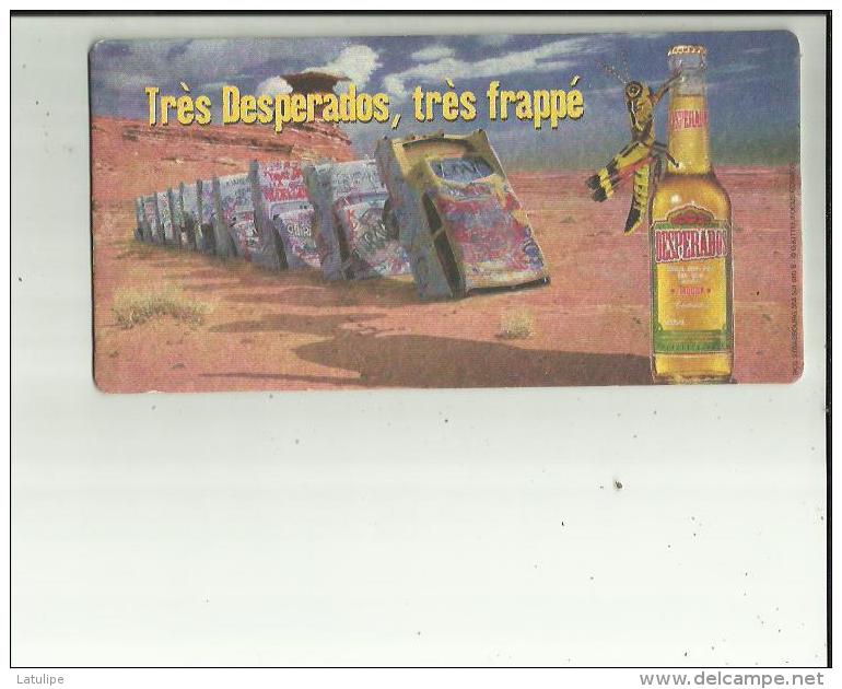 Sous Bocks De Bieres _DESPERADOS ( Tres Despérados ' Tres Frappé) ...Format  22 X 11 - Sous-bocks