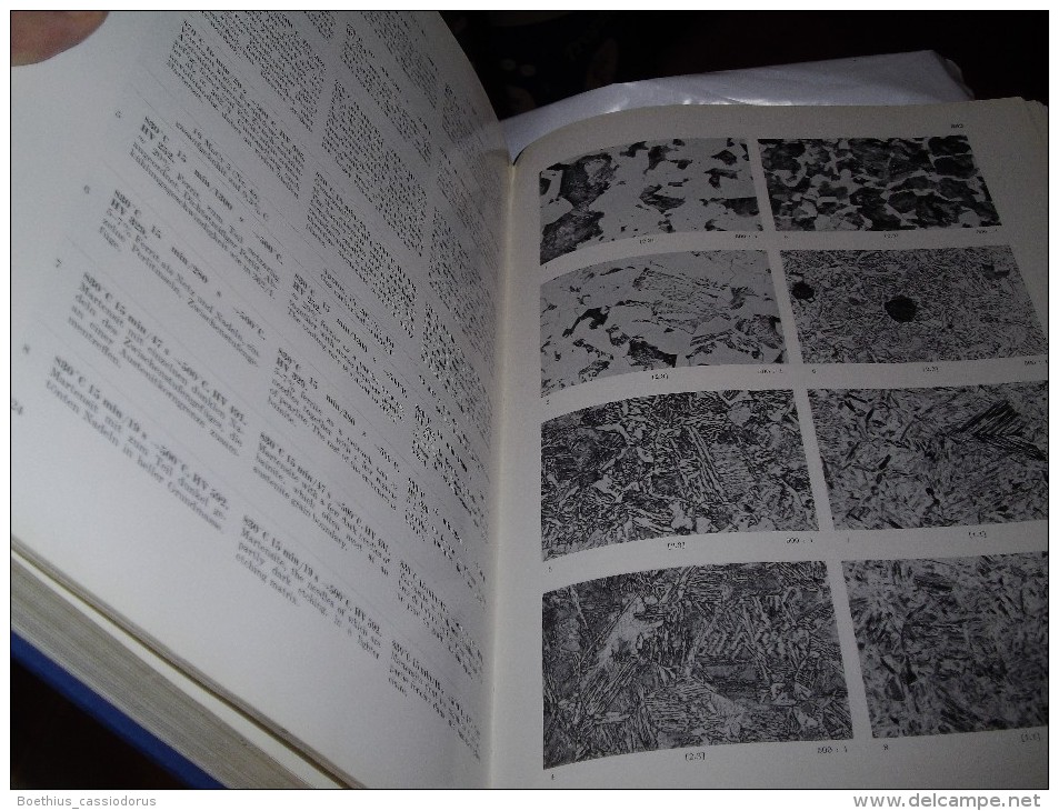 GEFÜGE DER STÄHLE STRUCTURE OF STEELS STRUCTURE DES ACIERS DE METALLOGRAPHIA II ANGELICA SCHRADER UND ADOLF ROSE - Autres & Non Classés