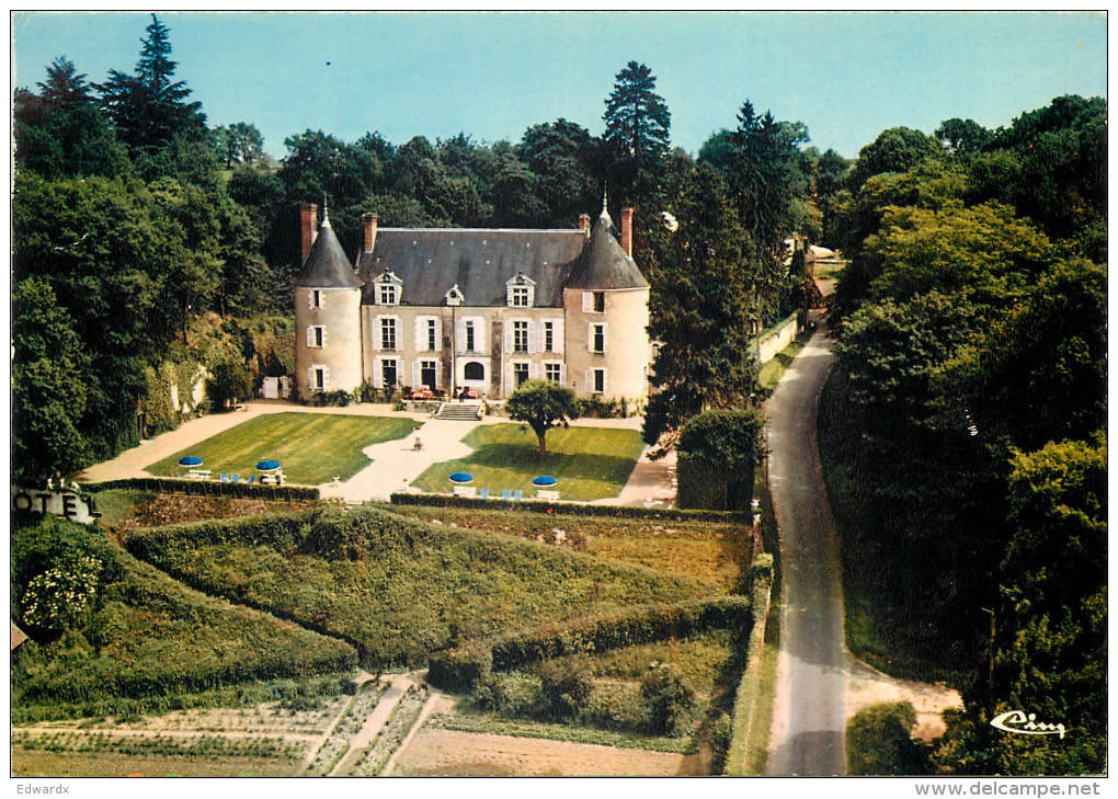 Chateau De Pray Restaurant, Amboise, Indre-et-Loire, France Postcard Posted 1980 Stamp - Amboise
