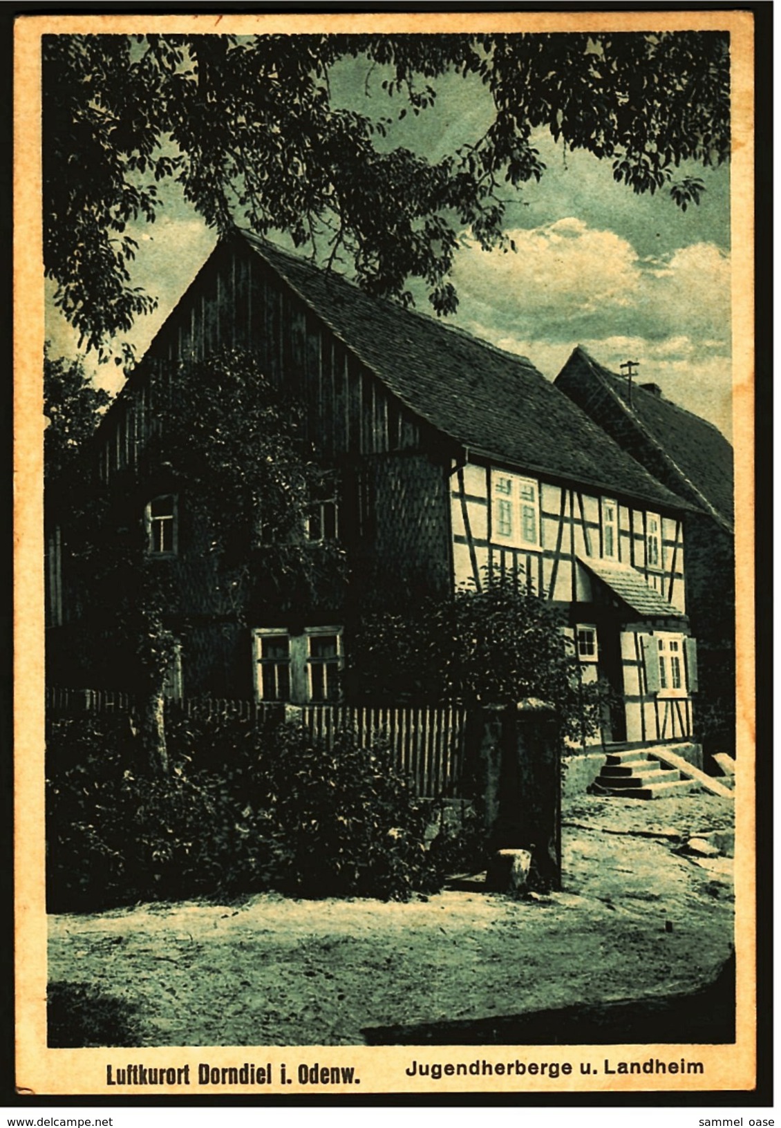 Groß-Umstadt / Stadtteil Dorndiel / Odw. -  Jugendherberge U. Landheim  -  Ansichtskarte Ca. 1930  (6086) - Hoechst