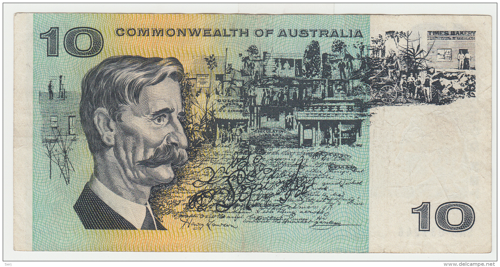 Australia 10 Dollars 1966 VF+ P 40a 40 A (Coombs Wilson) - 1966-72 Reserve Bank Of Australia