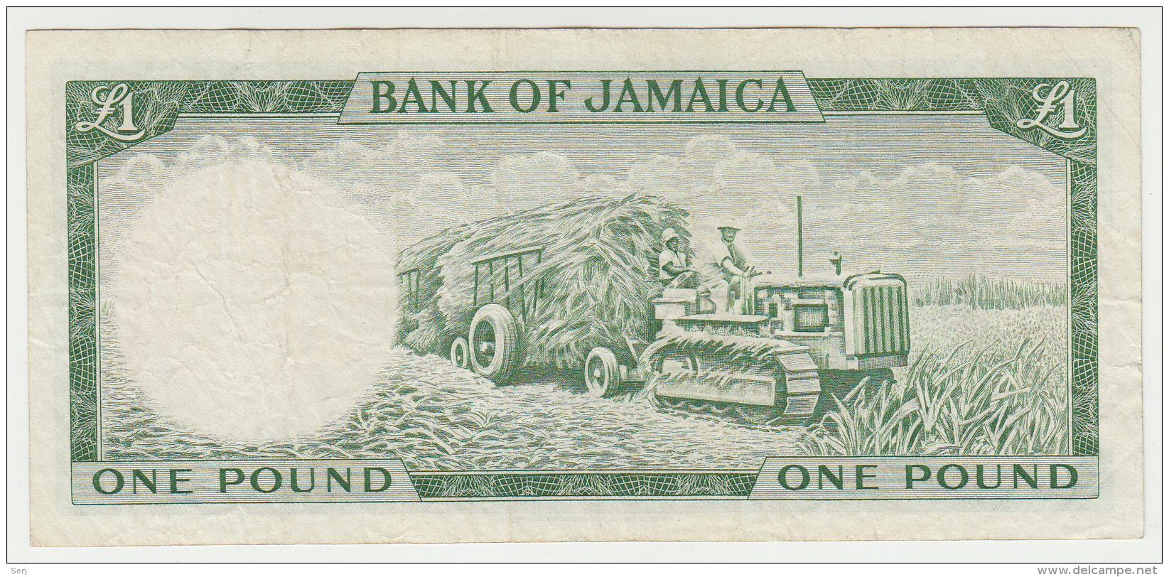 Jamaica 1 Pound 1960 (1964) VF++ P 51Ce - Jamaica