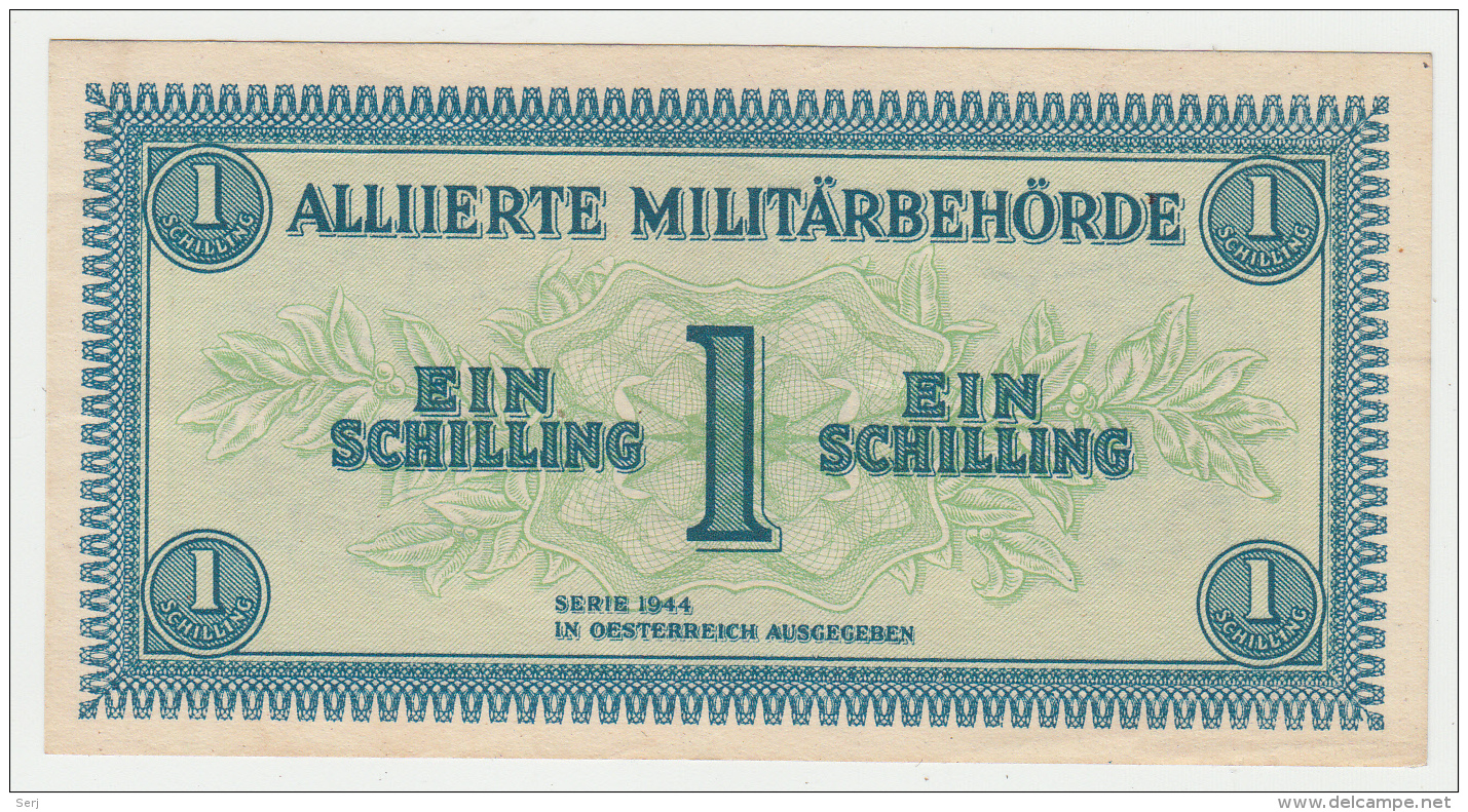 AUSTRIA 1 SCHILLING 1944 XF+ Pick 103b 103 B - Oostenrijk