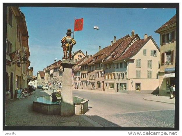 DIESSENHOFEN TG Bannerträger-Brunnen - Diessenhofen