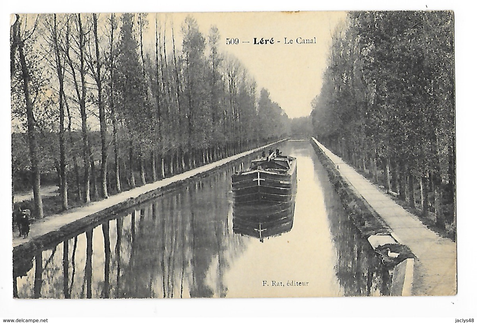 LERE   (cpa 18)   Le Canal ( Péniche ) -    - L 1 - Lere