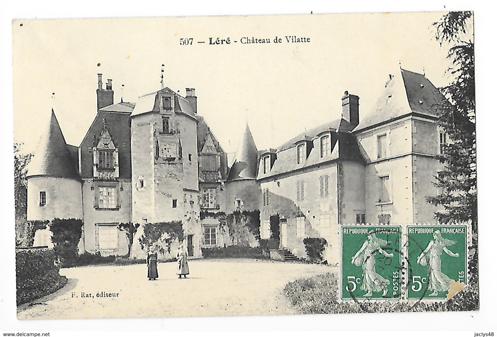 LERE   (cpa 18)   Château De Vilatte -    - L 1 - Lere