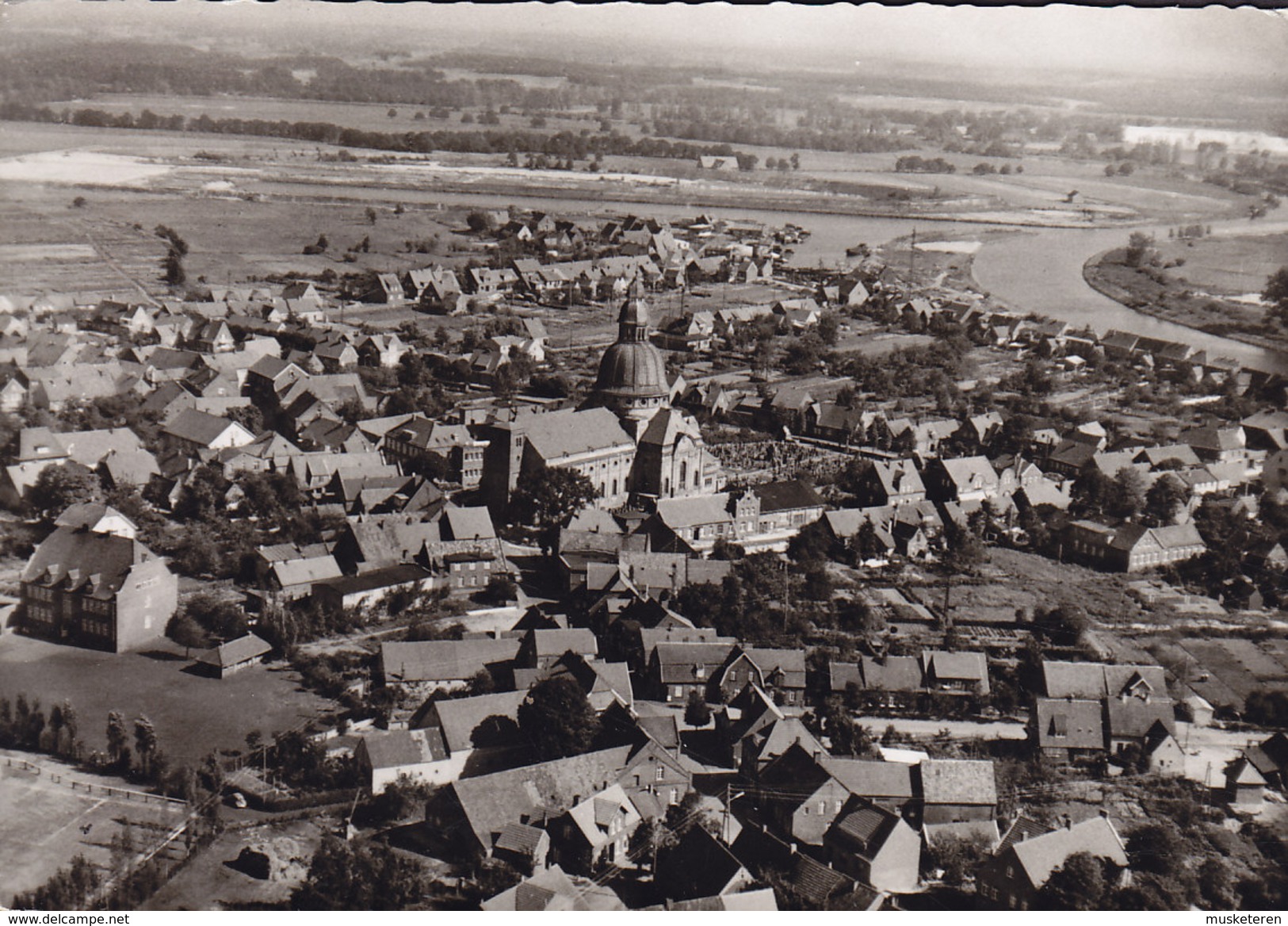 Germany PPC Original-Luftfoto - Haren/Ems HAREN Ems 1961 HASLE Bornholm Denmark Echte Real Photo Véritable (2 Scans) - Emden