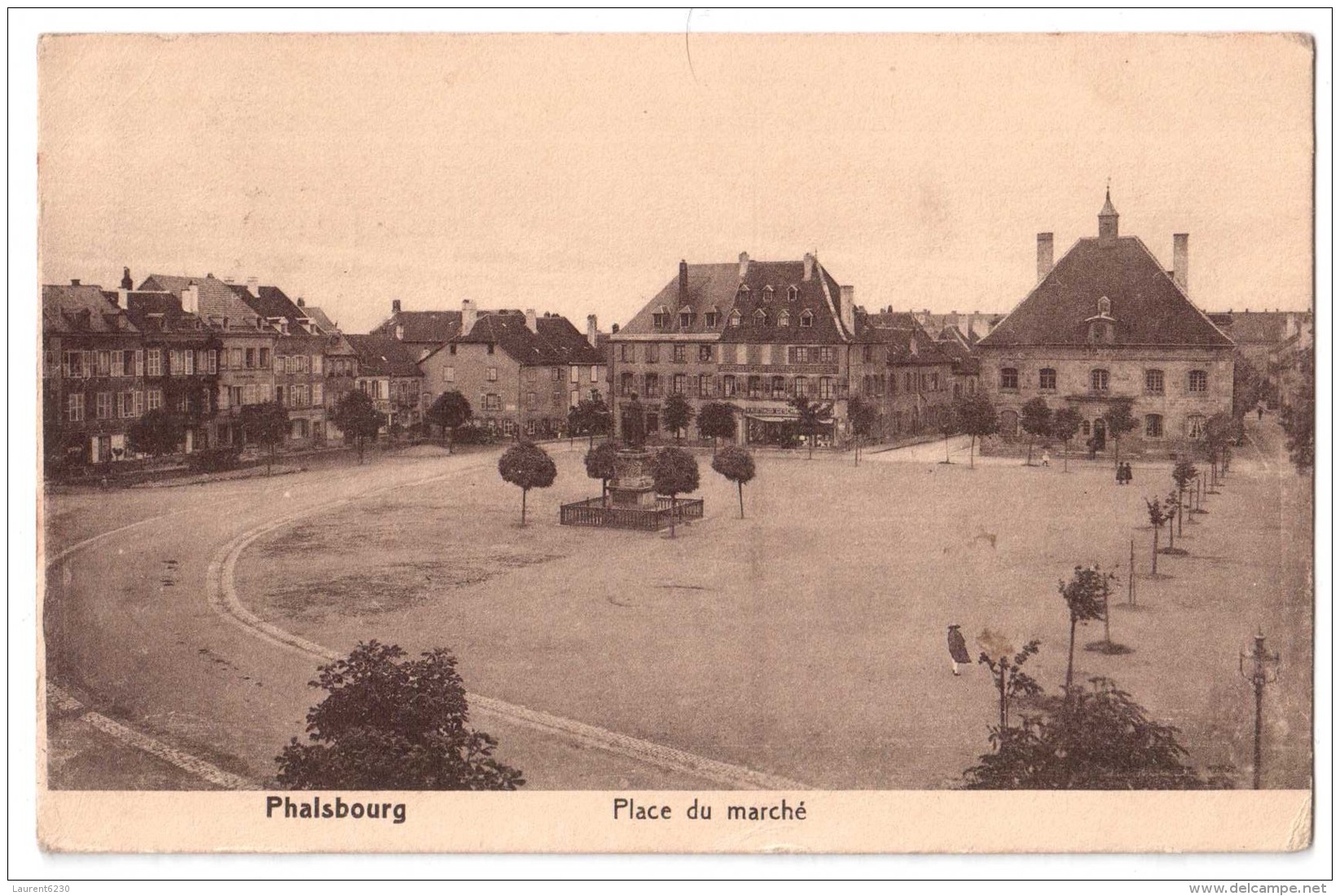 Phalsbourg - Place Du Marché -    + Verso - Phalsbourg