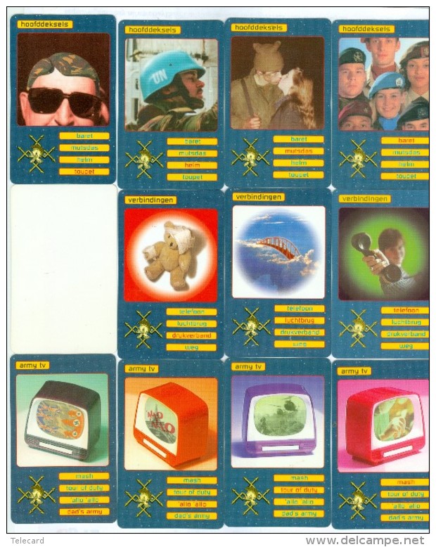 RARE * COMPLETE SET 36 TELEFOONKAARTEN * SFOR NEDERLAND FL 50,00 Soldiers On Mission LIMITED EDITION * PHONECARDS - Army