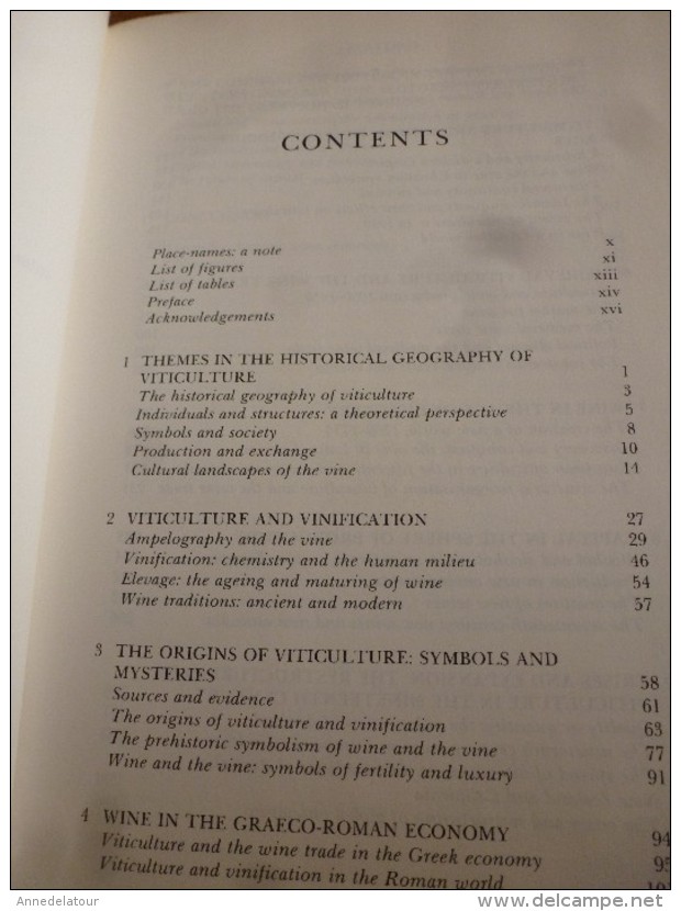 Wine and the Vine: An Historical Geography of Viticulture and the Wine Trade