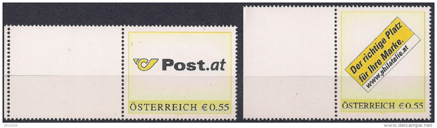 2003 Austria Yv. 2287-8  Mi. 2455-6 **MNH   Meine Marke - Neufs