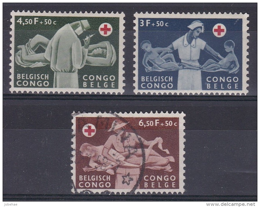 Belgisch-Congo COB° 341-343 - Used Stamps