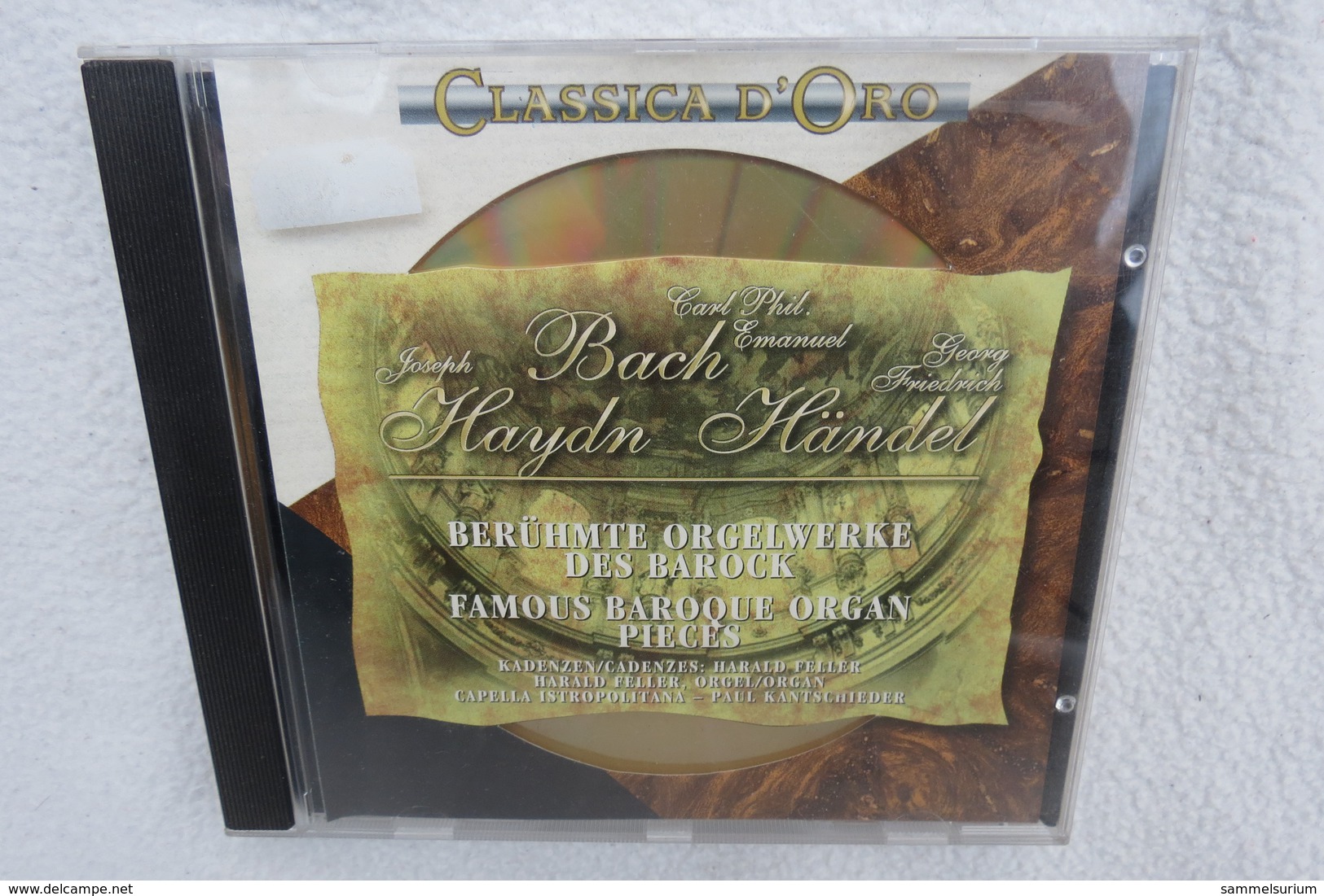 CD "Classica D´Oro" Berühmte Orgelwerke Des Barock - Klassik