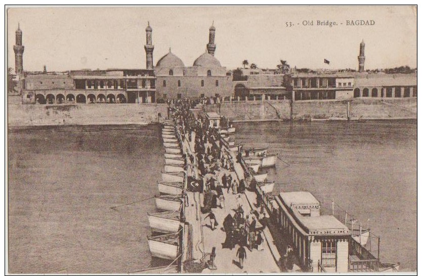 CPA IRAQ BAGHDAD BAGDAD Old Bridge 1925 - Iraq