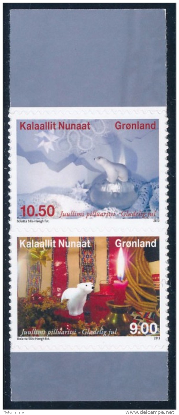 GREENLAND/Grönland 2013 Christmas, Adhesive Set From Booklet** - Unused Stamps