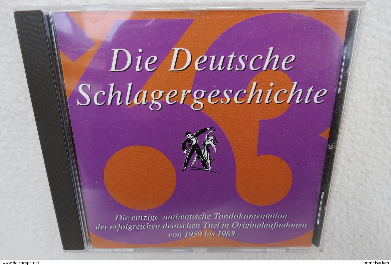 CD "Die Deutsche Schlagergeschichte 1963" Authentische Tondokumentation Erfolgreicher Dtsch. Titel Im Original 1959-1988 - Sonstige - Deutsche Musik