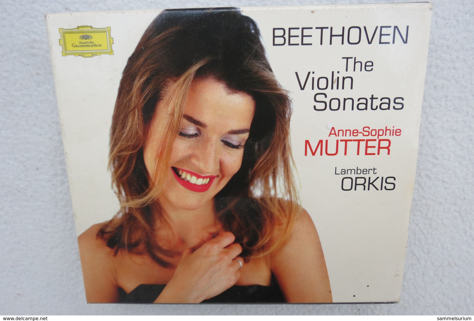 4 CDs "Anne-Sophie Mutter" Beethoven, The Violin Sonatas - Klassik