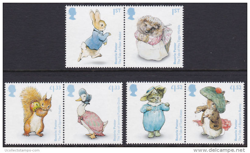 Great Britan  2016    BEATRIX POTTER   Postfris/mnh/neuf - Neufs