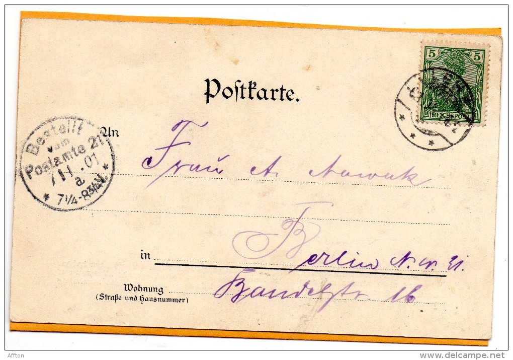 Wilhelmshaven 1901 Postcard - Wilhelmshaven