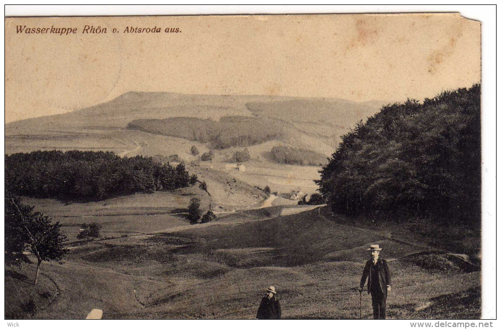 AK Wasserkuppe Rhön B. Abtsroda Gersfeld, Poppenhausen, Wüstensachsen, Herbstein, Schmalnau, Fulda, Von ABTSRODA Aus! - Rhön