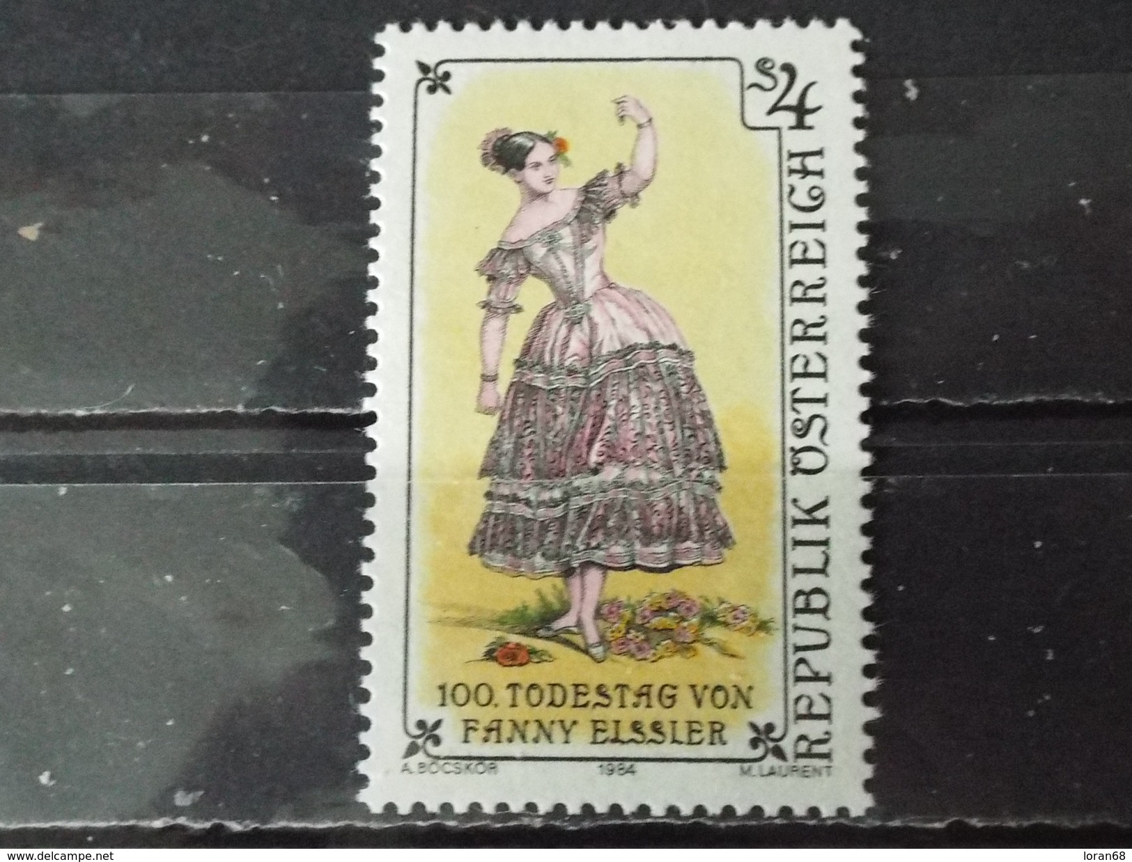 Timbre Neuf AUTRICHE 1984 : Danseuse Fanny Elssler - Ungebraucht