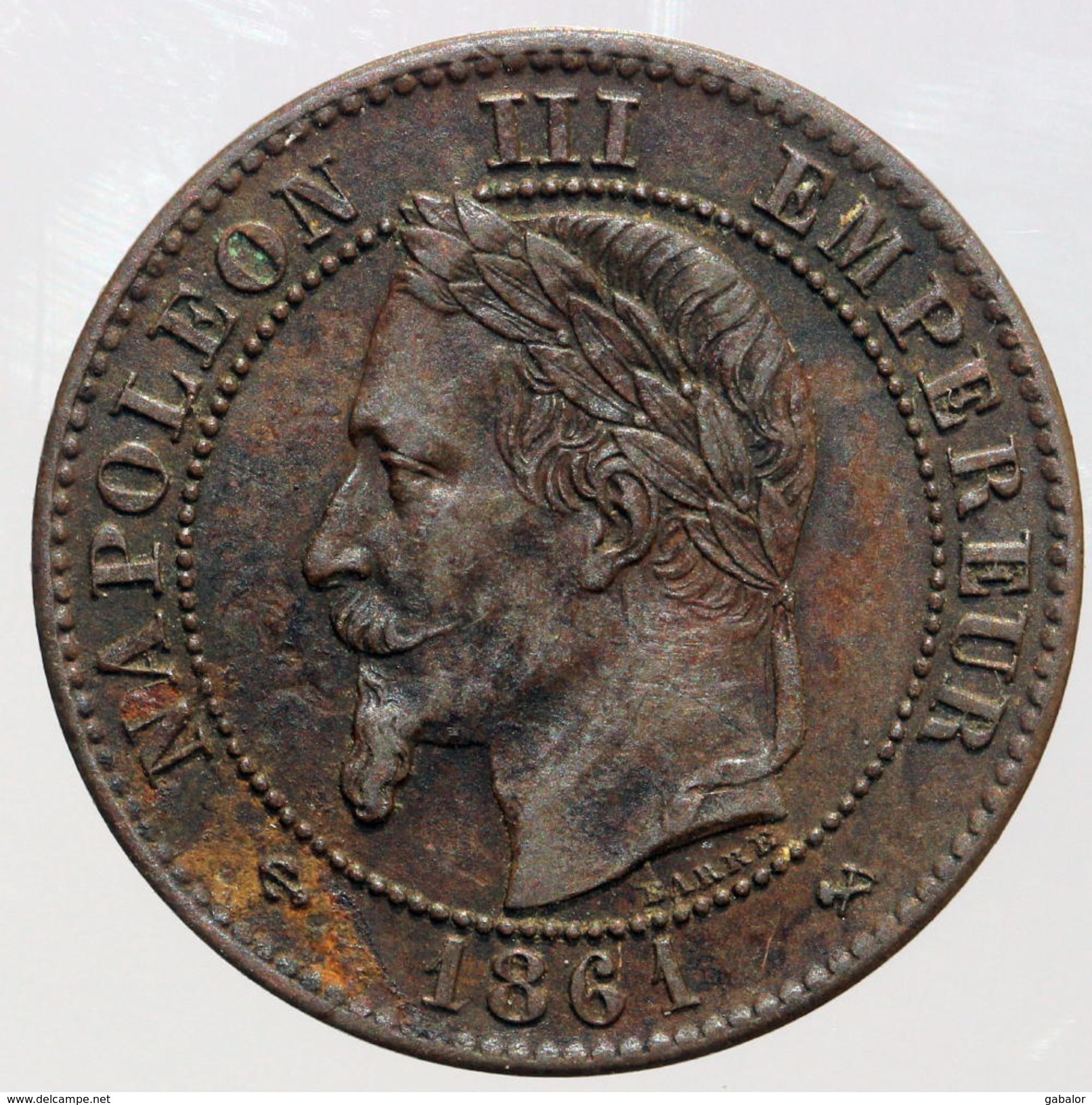 2 Centimes Napoléon III - 1861 K - Autres & Non Classés