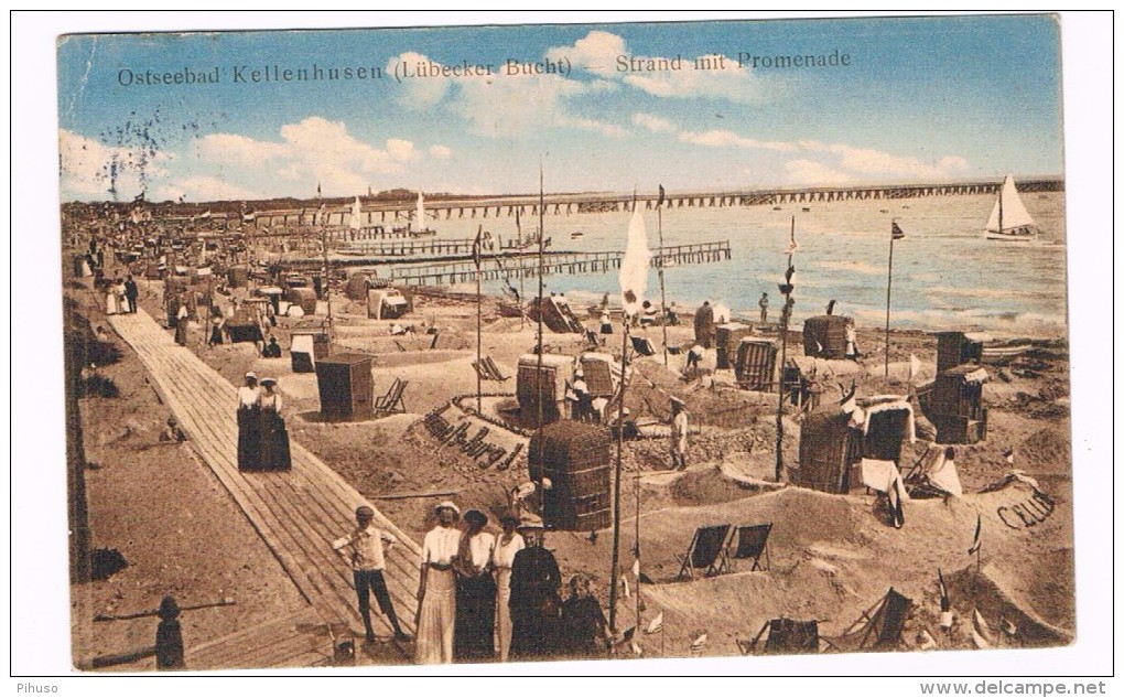 D-6794   KELLENHUSEN : Strand Mit Promenade - Kellenhusen